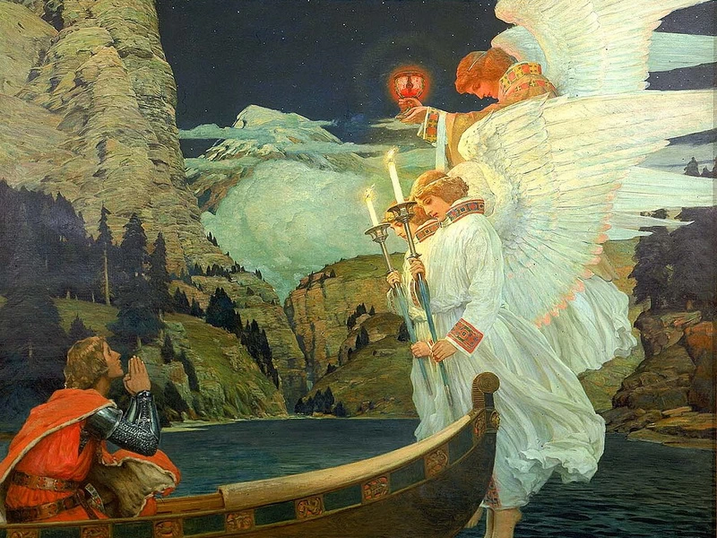 1861-Frederick J. Waugh - Il cavaliere del Santo Graal - Smithsonian American Art Museum